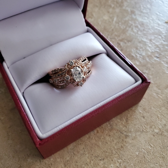 Helzberg Diamonds Jewelry Wedding Ring With Enhancer Poshmark